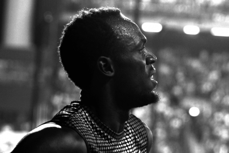  Usain Bolt, six times Olympic champion and three times world record holder.