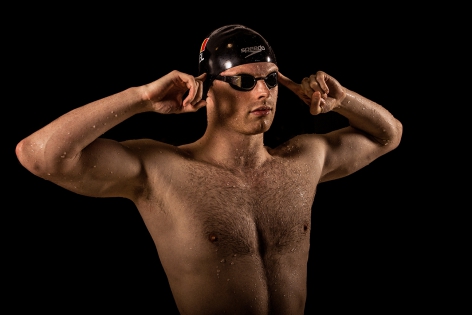  Belgian swimmer Louis Croenen during a training for the Olympic games in Rio 2016