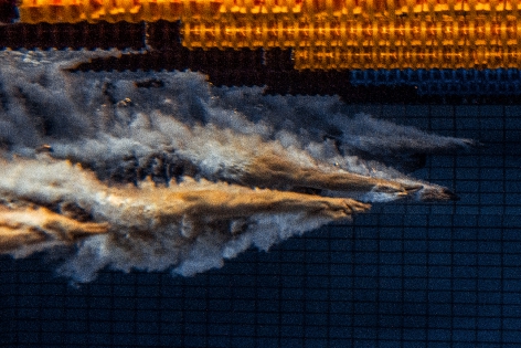 Action during the Belgian swimming championships 2017.