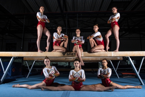  Belgium Gymnastics team.