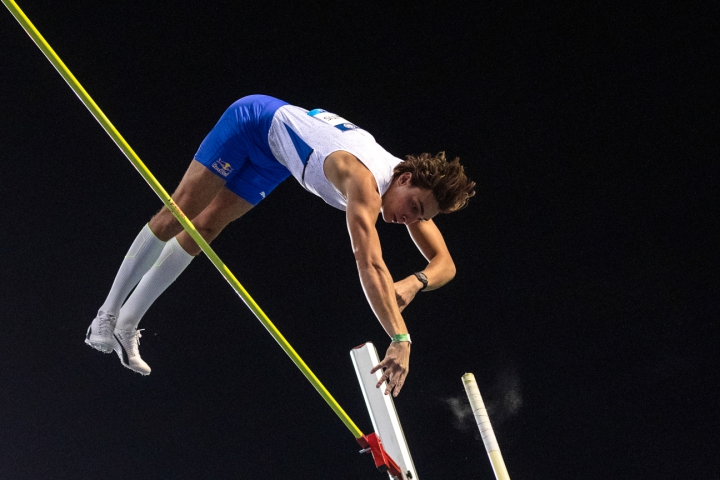  Armand Duplantis of Sweden during the Pole Vault of the Diamond League Memorial Van Damme in Brussels.