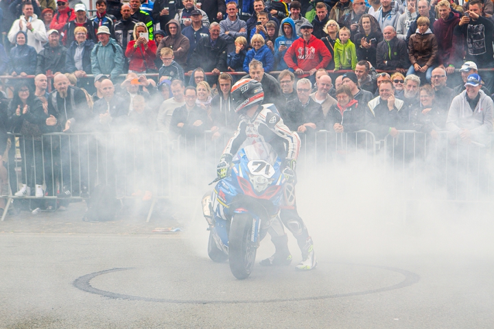  Action during Belgian Superbike championships.