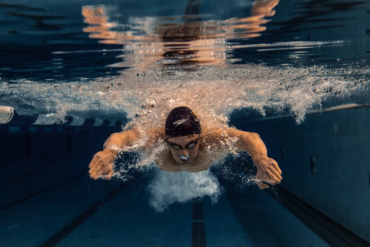  Belgian swimmer Louis Croenen during a training for the Olympic games in Rio 2016.